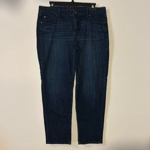 ELLE Dark Wash 5 pocket Skinny Jeans Size 12